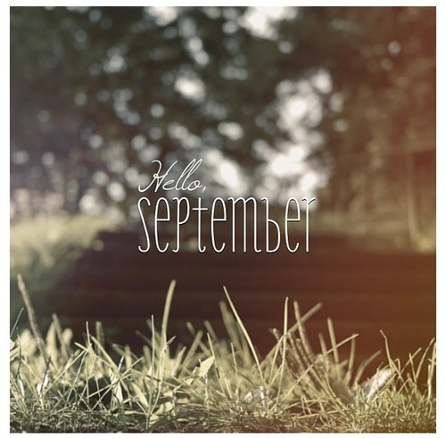 Cute September tumblr image