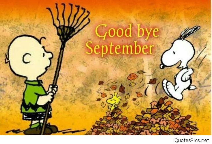 Goodbye September Hello October Images Funny