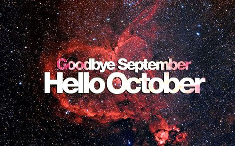 Goodbye September Hello October Pictures
