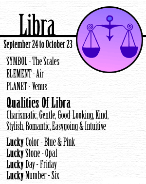 October Birth Zodiac Sign Libra