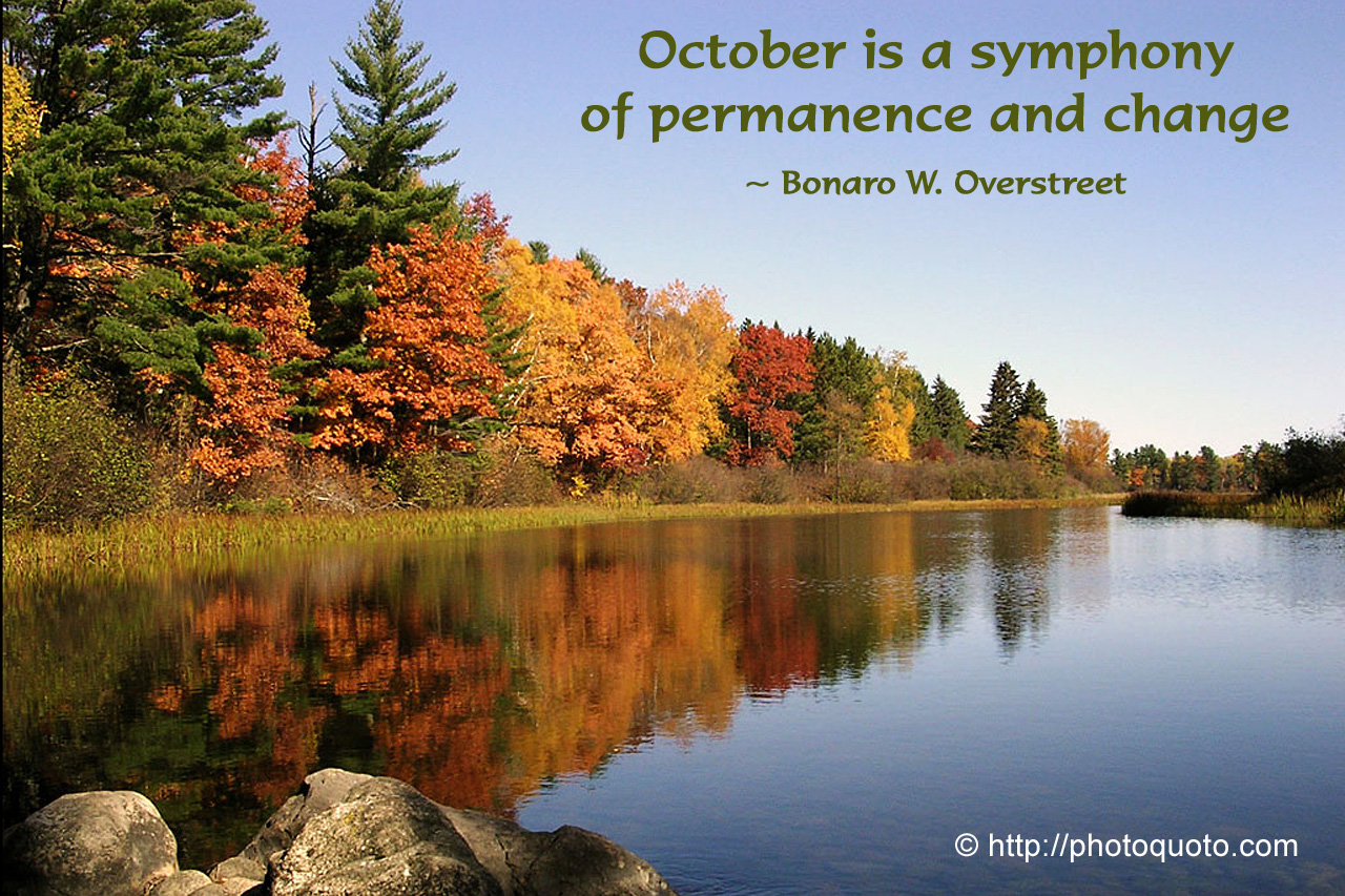 Welcome October Quotes Sayings