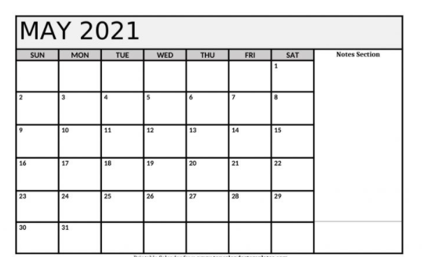 may 2021 fillable calendar editable
