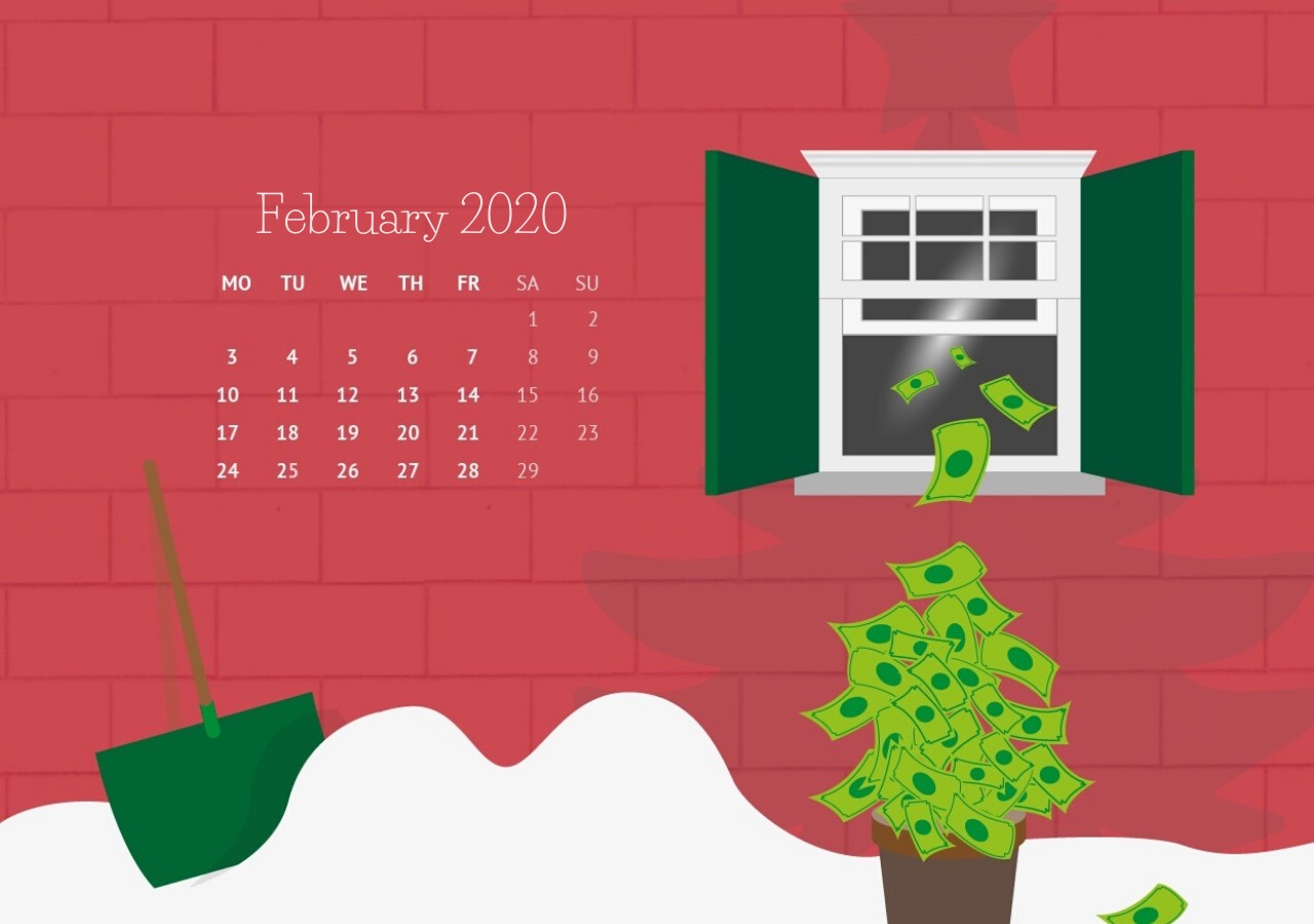 February 2020 Desktop Wallpaper