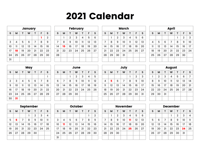 2021-printable-12-month-one-page-calendar-template-pdf-word-notes